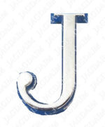 New Jaguar XJ6 XJ12 Series 1 & 2, XJS Pre H.E 'J' Chrome Boot Badge BD36077 - Image 2