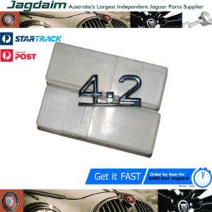 New Jaguar E Type, Mk2  & Mk10 '4.2' Boot/Trunk Badge BD26766
