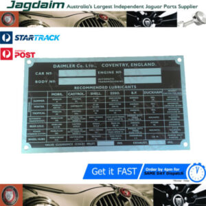 New Jaguar Daimler 250 V8 Saloon Alloy Repro Chassis CP337