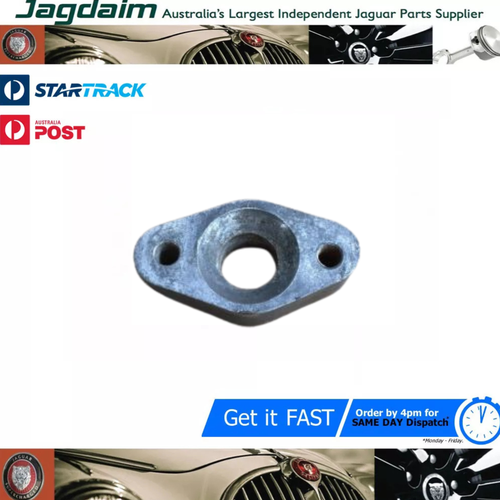 57-118.png New Jaguar Heater Vakve Mounting Block E Type C17821 - Image 1