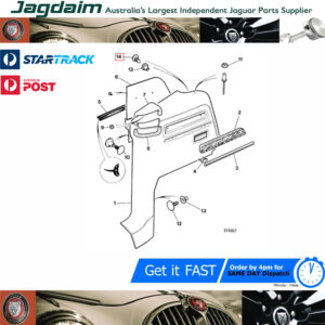 New Jaguar XJS Button Fixing Grey BBC7525LY