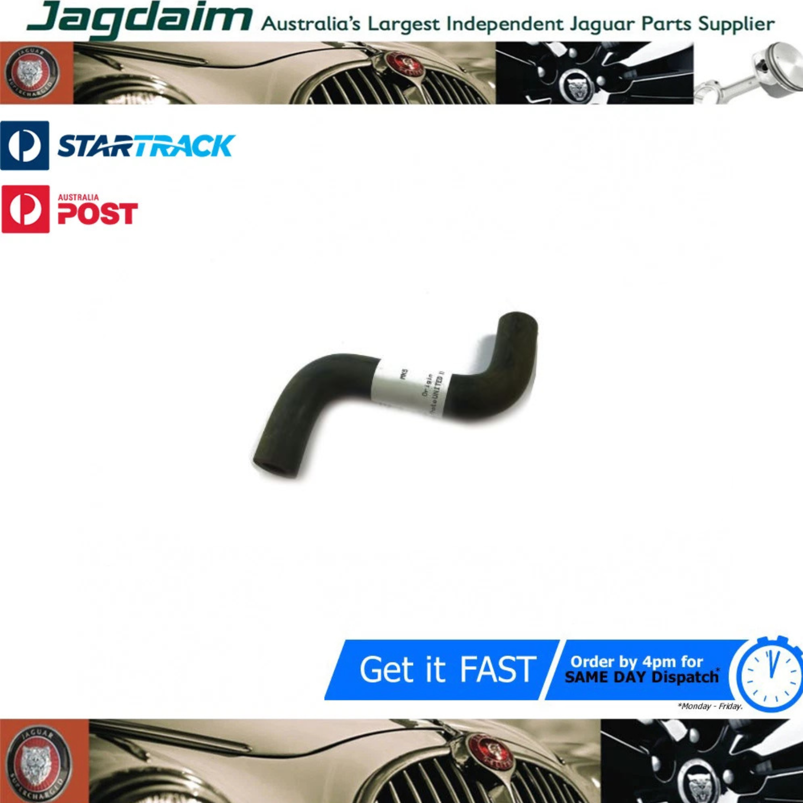 57-125.png New Jaguar Heater Hose MK5 C3630* - Image 1