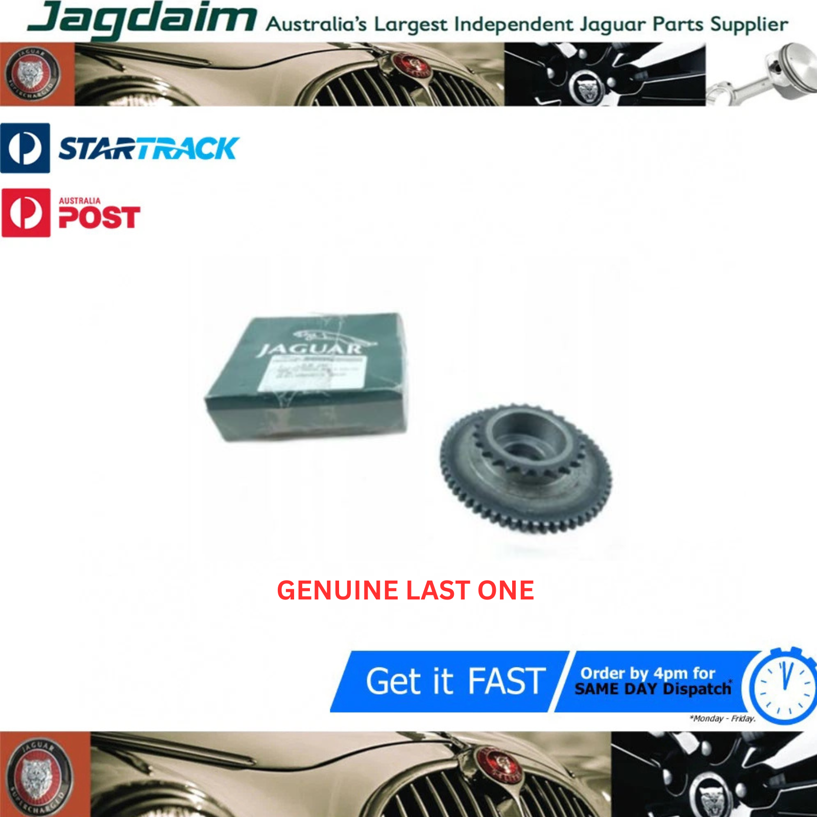 57-17.png New Jaguar Camshaft Sprocket V8 Less VVT XK8 XJ S-Type XF AJ82467 - Image 1