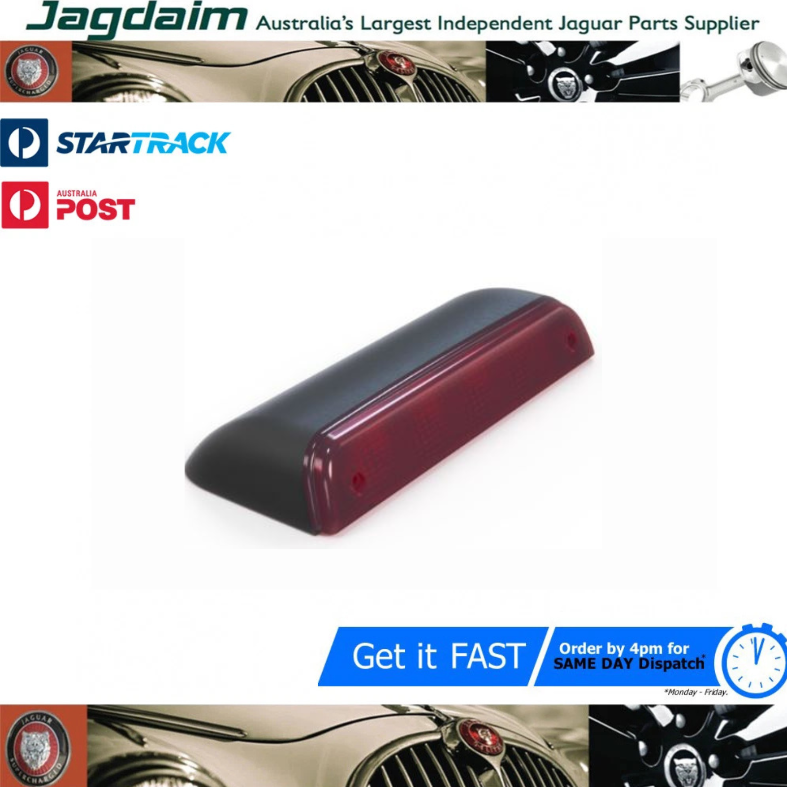 57-19.png New Jaguar Brake Light High Mounted XJS DAC4528 - Image 1