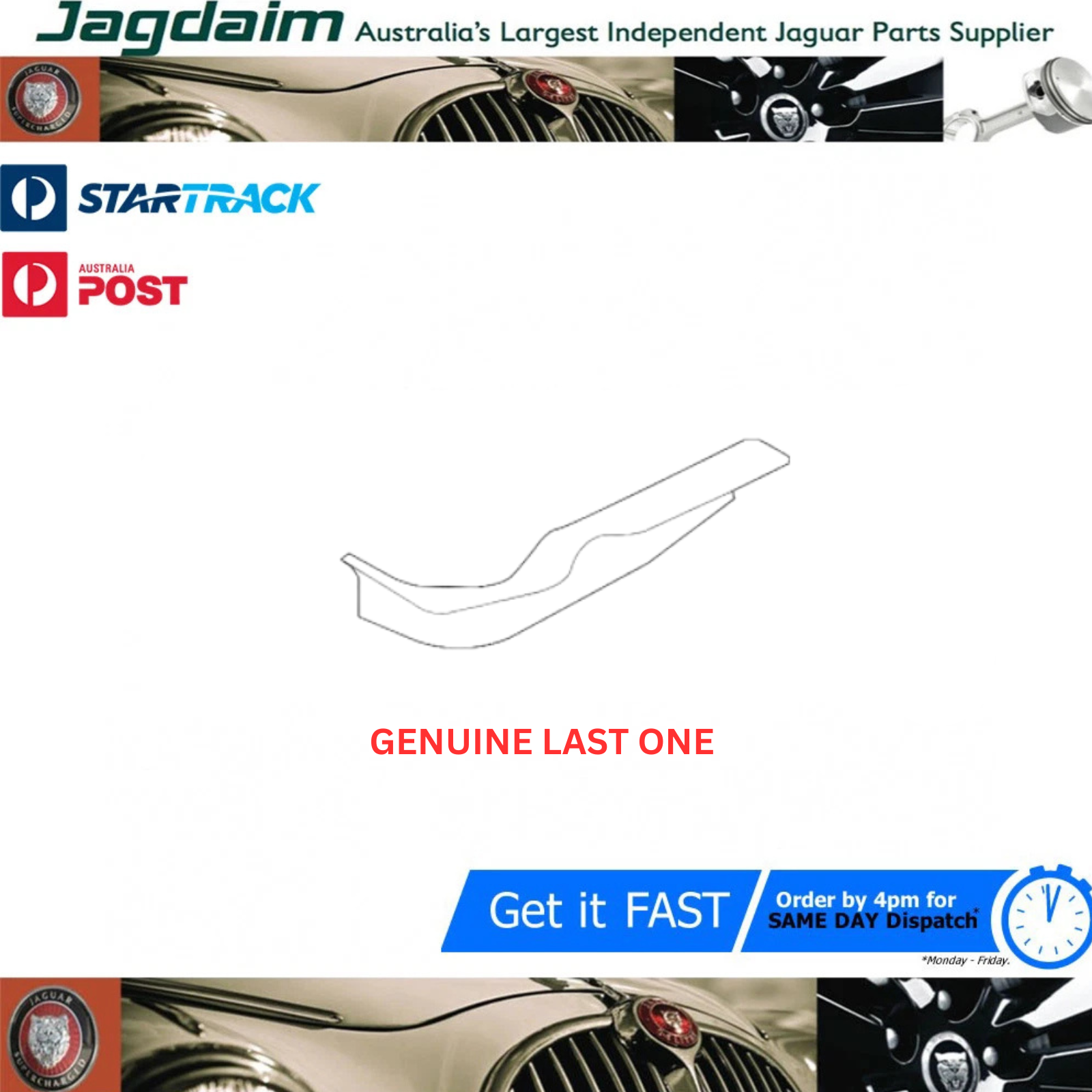 57-22.png New Jaguar Heatsheild LH Inner XF 2016 Genuine T2H40259 - Image 1