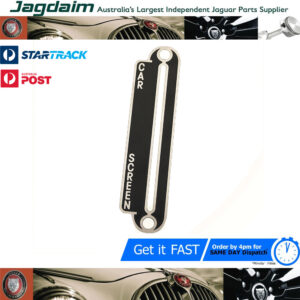 New Jaguar Daimler Mk Heater Control Lever Escutcheon Legend Plate C15594