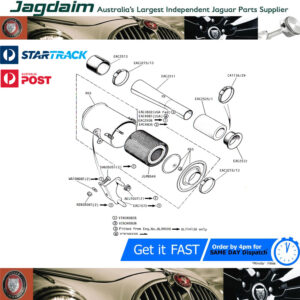 New Jaguar Daimler E-Type XK XJ MK XJ6 S3 M8 Jubilee Hose Clip C41116/29 CS102