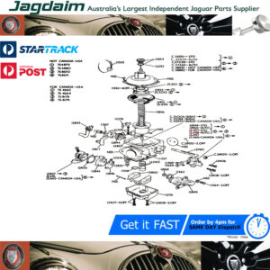 New Jaguar E-Type XJ12 V12 XJ6 Carburetter Bypass Valve JS498