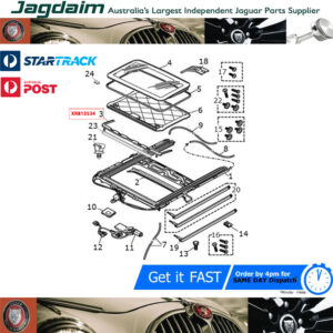 New Jaguar S‑Type XJ X350 Air Wind Deflector XR813534