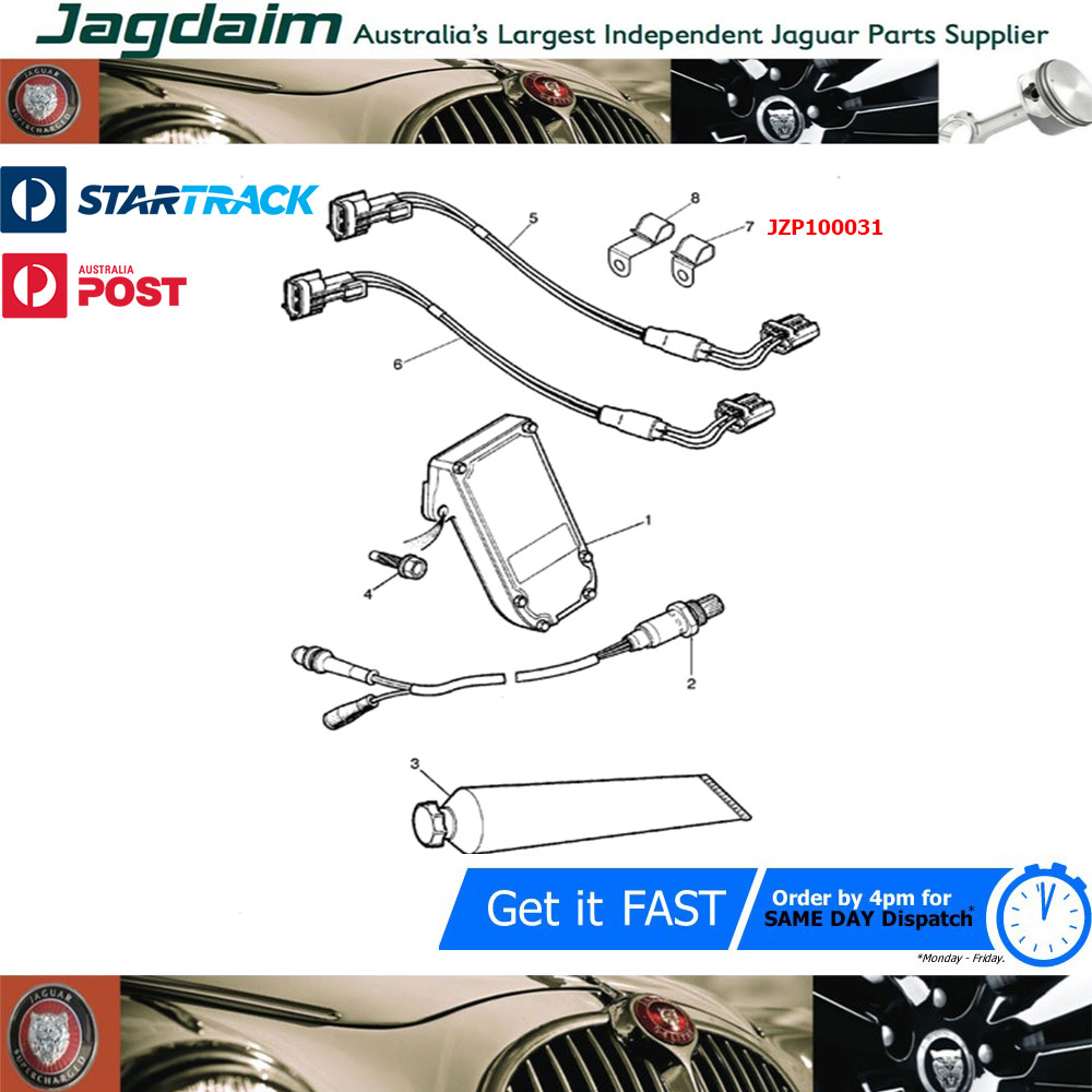 57-65.jpg New Jaguar XJS Harness Clip JZP100031 - Image 1