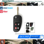 New Jaguar XJ X -Type S-Type XJ XK 4 Buttons Complete Flip Remote Key C2C35284 - Image 2