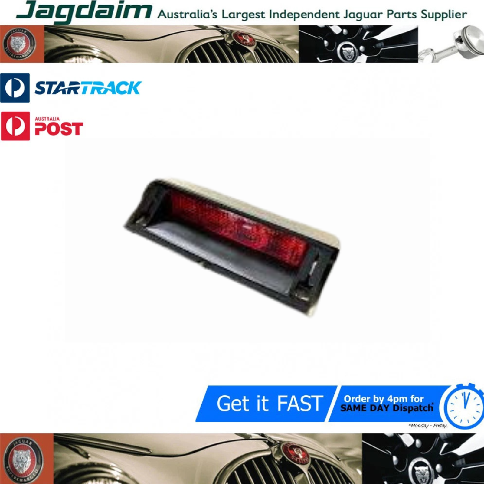 57-89.png New Jaguar High mounted stop lamp XJ40 XJS DBC3291XE - Image 1