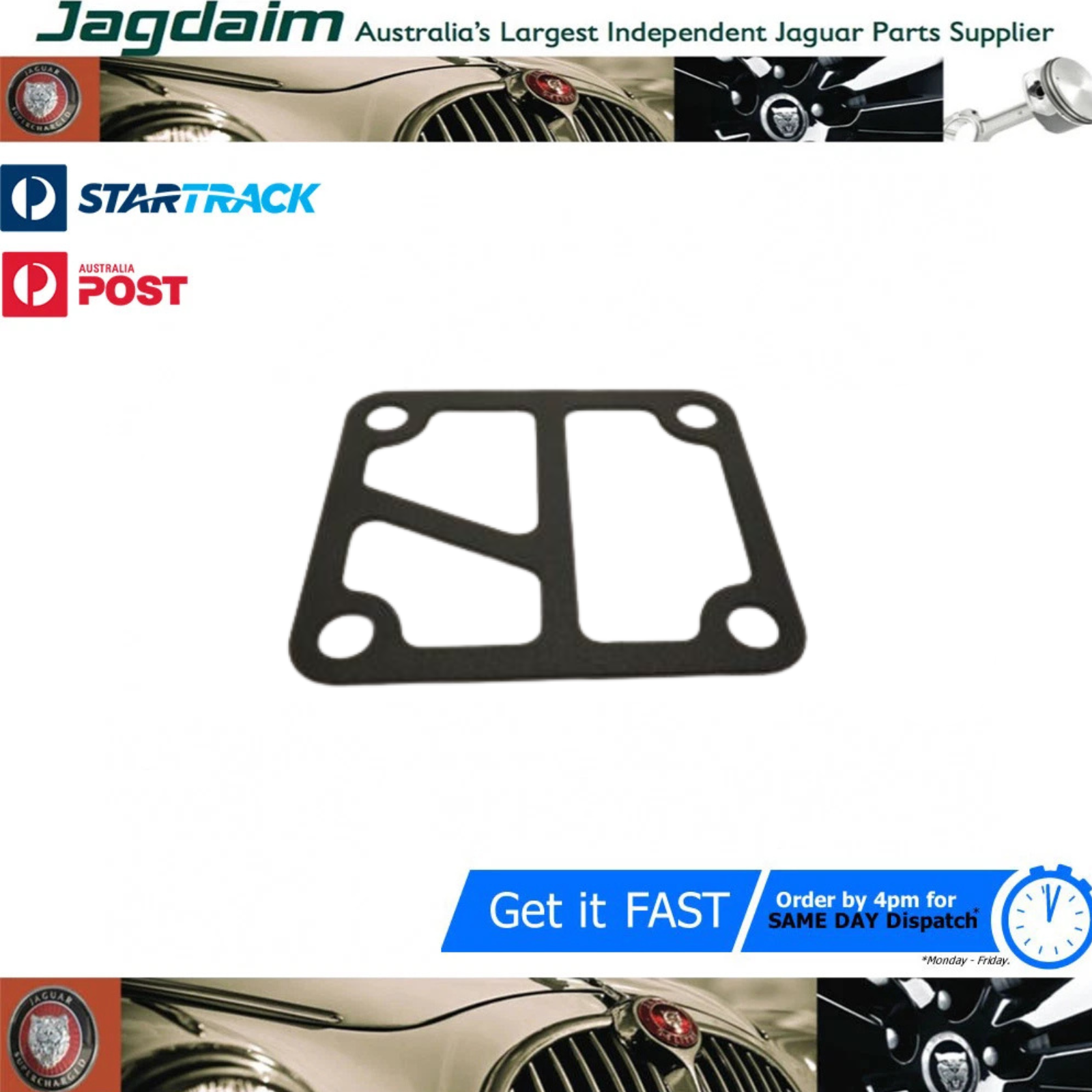 57-90.png New Jaguar Gasket Oil Filter Housing V12 XJ40 X300 S3 EBC9624* - Image 1