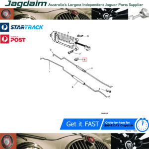 New Jaguar XJ XJ6 XJ12 Door Lock Rod Clip BD44214