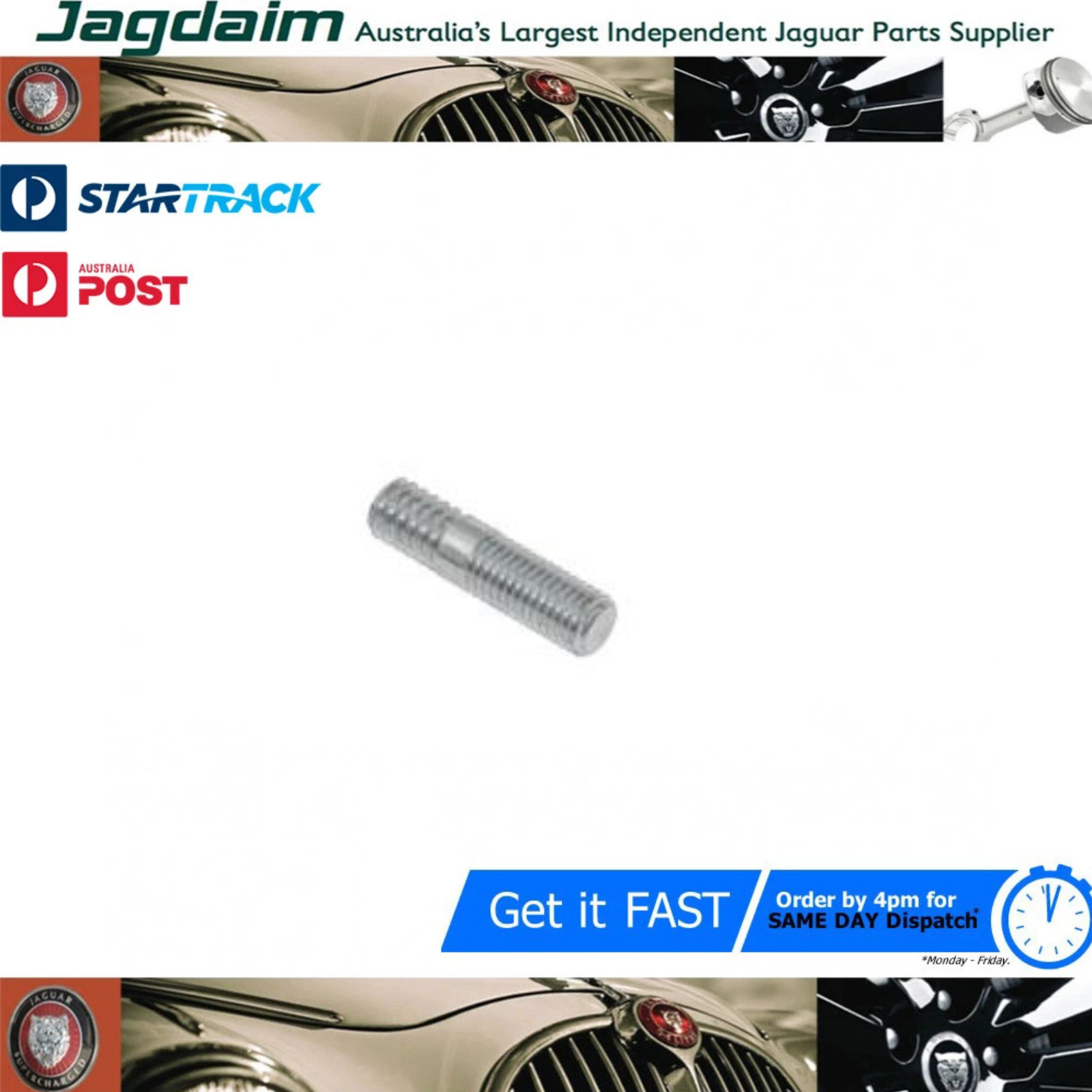 57-98.png New Jaguar Stud Throttle Housing To Firewall Various Models C17848 - Image 1